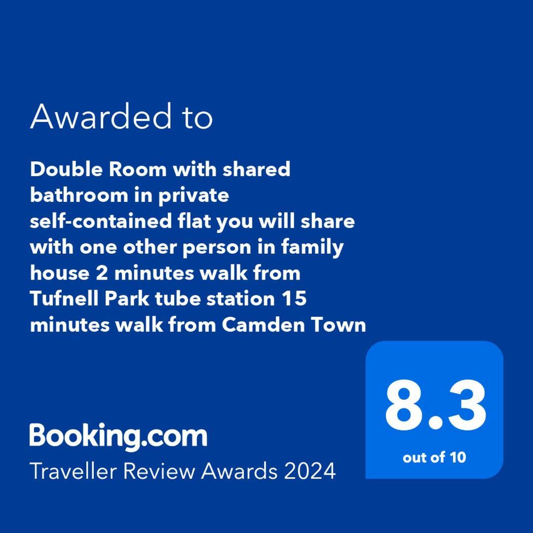 Self-Contained Flat On The 2Nd Floor You Will Share With One Other Guest, In A Family House 2 Minutes Walk From Tufnell Park Station 2Nd Floor With Stairs 런던 외부 사진